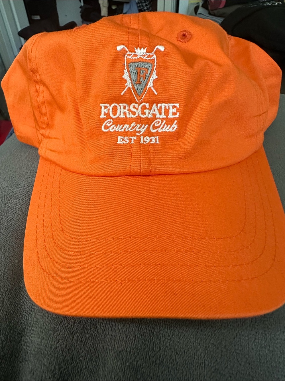 Forsgate Orange Embroidered Cap